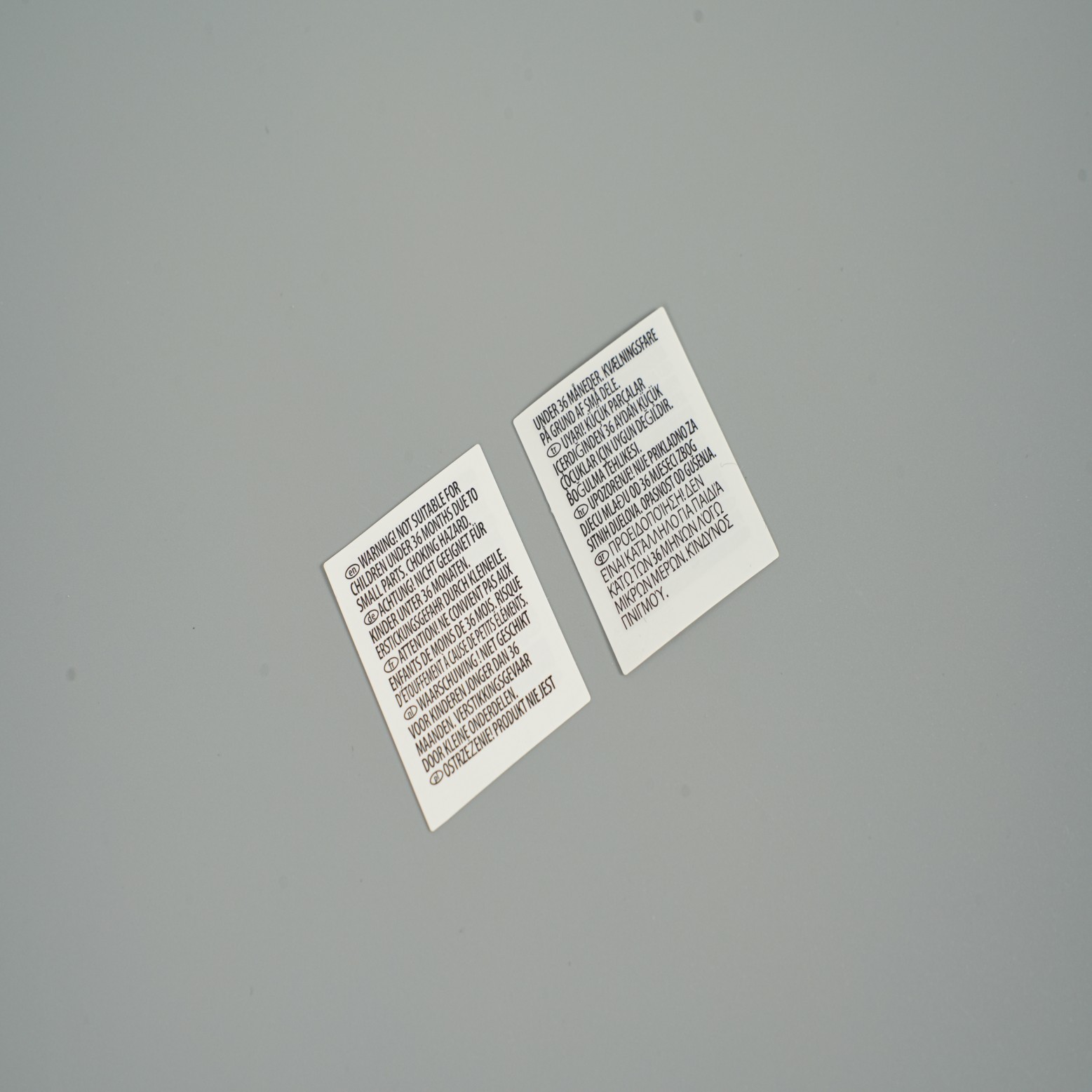 Double-layer self-adhesive label